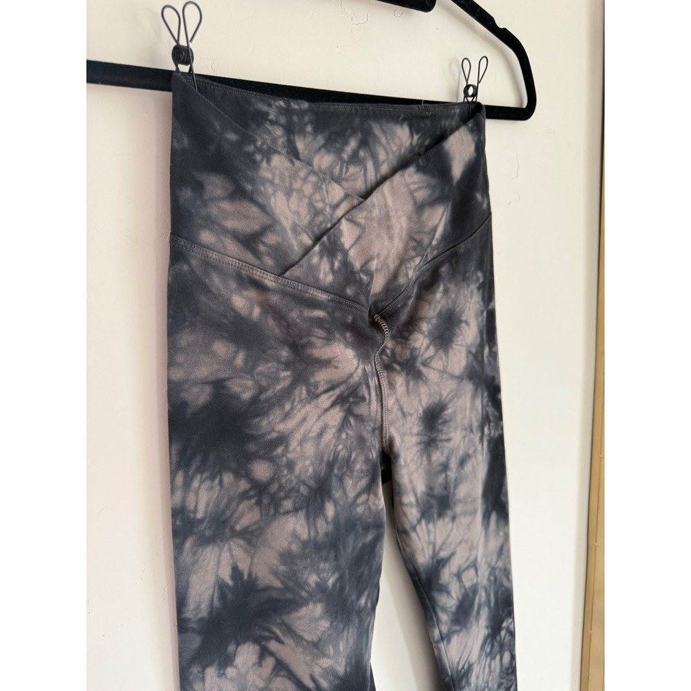 PINK VS Crossover Waist Tie Dye Flare Leggings Yoga Pants S